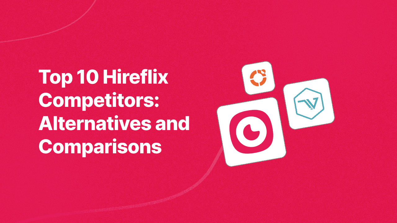 Chart showcasing the top 10 Hireflix competitors and alternative video interviewing platforms for improved talent acquisition. Hirevire blog explores features and comparisons.