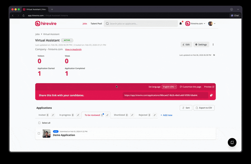 Mobile devices showing response review interface